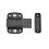 QWORK 2 Pack Rotate Bolt Latch Gate Latches Safety Door Lock,Black 4