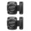 QWORK 2 Pack Rotate Bolt Latch Gate Latches Safety Door Lock,Black 1