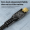 Thunderbolt 4 Cable USB Type C Support 40Gbps Data Transfer / 8K@60Hz Video/ 100W Charging Compatible with iPhone 15/15 Plus/ 15 Pro/ 15 Pro Max, 5