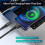 Thunderbolt 4 Cable USB Type C Support 40Gbps Data Transfer / 8K@60Hz Video/ 100W Charging Compatible with iPhone 15/15 Plus/ 15 Pro/ 15 Pro Max, 3