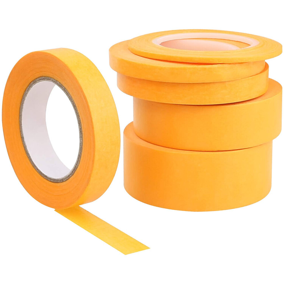 18 Pack Masking Tape For Painting Diy Painters Tape For Model Spray Paint Art Artists Thin 2 Or 6 Or 9 Or 12 Or 18 Or 24Mm (Each Size Has A Total Of 793740358554
