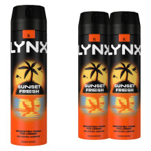 XL Sunset Fresh Deodorant for Men Multipack With Mango and Mandarin Scent Long Lasting Fragrance with 48 Hours All over Freshness Aluminium Free Body