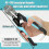 Mini Bolt Cutter, 210mm/8-inch Heavy Duty Wire Cutter, Two-Color Ergonomic Handle, Security Lock, More Efficient Leverage & Adjustable Opening, Belt 6