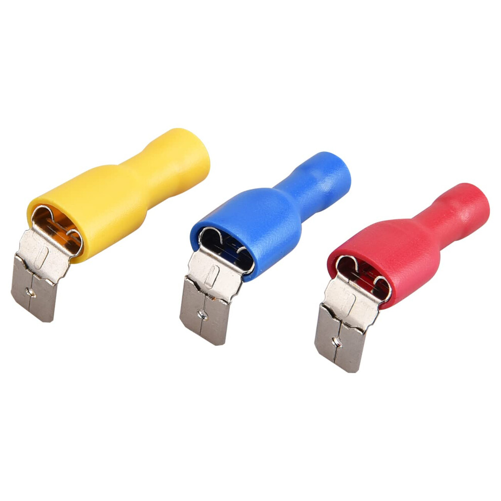 Piggyback Spade Crimp Terminal Connector 0.5-6.0Mmâ² 22-10 Awg 100 Pcs 670534182406