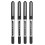 Uni-Ball Eye Micro UB-150 Gel Ink Pen - 0.5 mm - Black Ink (8) 4