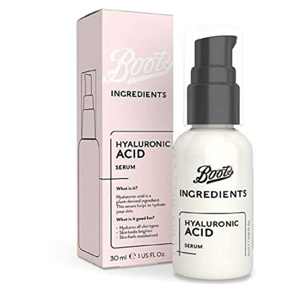 Boots No7 Ingredients Hyaluronic Acid Serum 30Ml