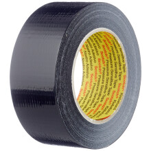 General Purpose Duct Tape 2903, Highly Conformable, Strong Gaffa tape, 48 mm x 50 m, Black