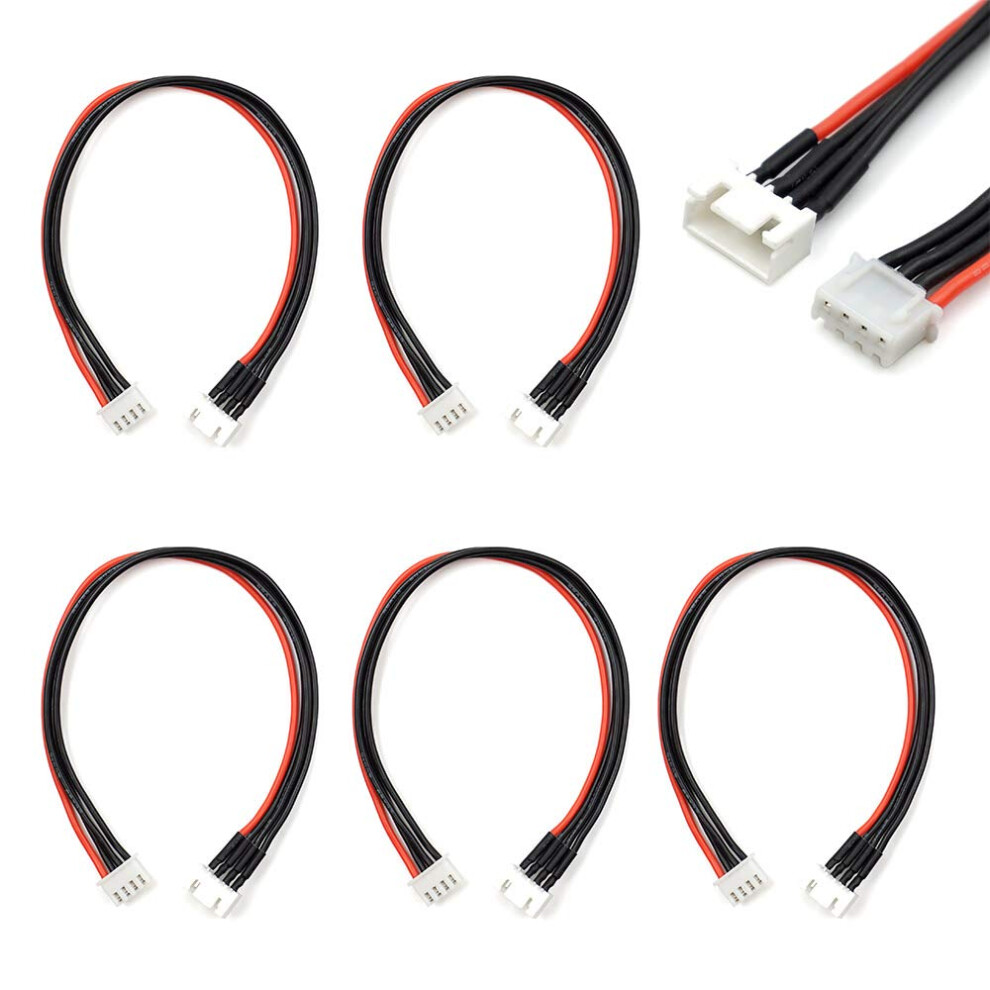 Photos - Electrical Wire & Cable JST-XH 3S Balance Plug Extension Lead Wire 200mm 5 PCS for LiPo Battery Balance Charging 22AWG Silicone
