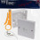 2/3a Surface Mount Telephone Extension Socket + Backbox + IDC Tool Line Jack for Creating Extra Phone Point Connections (2/3a + Back Box) 2