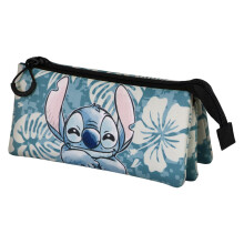 Lilo and Stitch Aloha-FAN Triple Pencil Case 2.0, Blue, 23 x 11 cm
