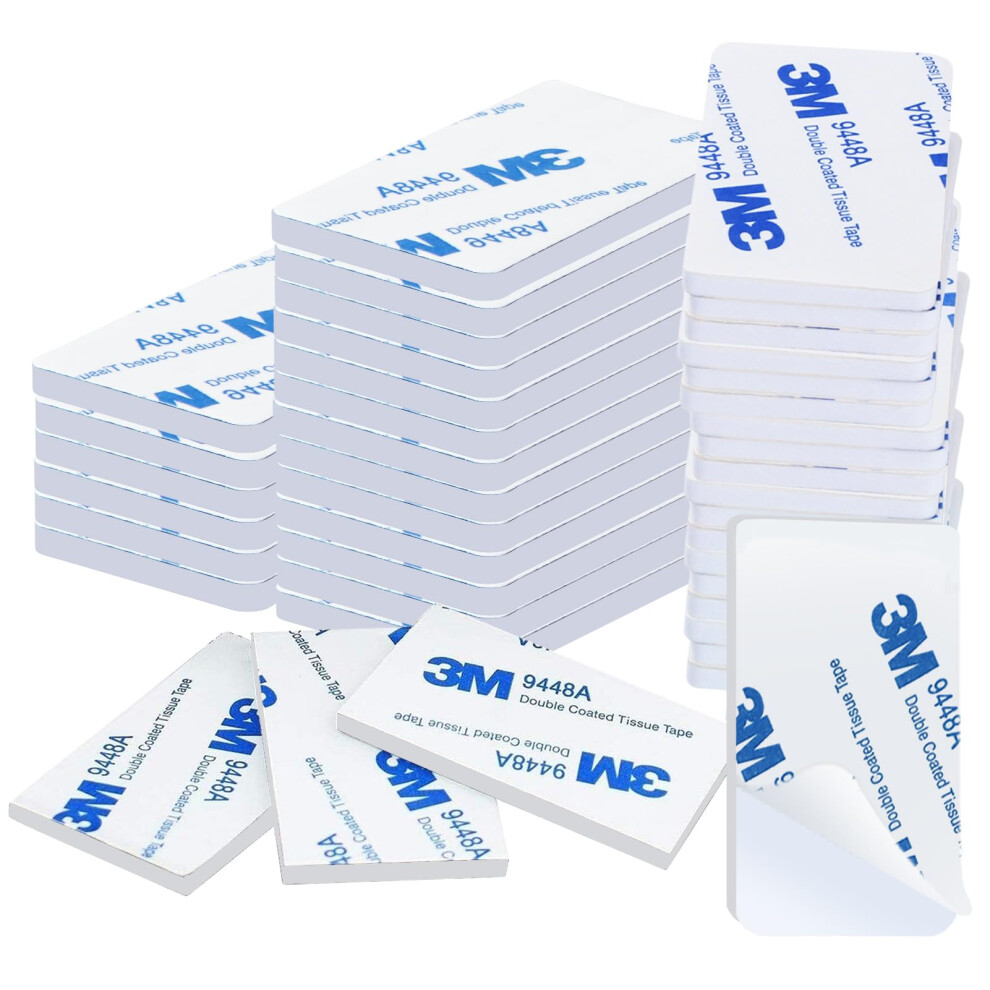 Double Sided Sticky Pads, 50 Pcs Sticky Pads Heavy Duty, Heavy Duty Strong Adhesive Foam Pads, Number Plate Sticky Pads, Waterproof Mounting Pads For 6977251300415