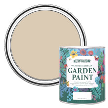 Light Brown Mould Resistant Garden Paint in Matt Finish - Warm Clay 750ml
