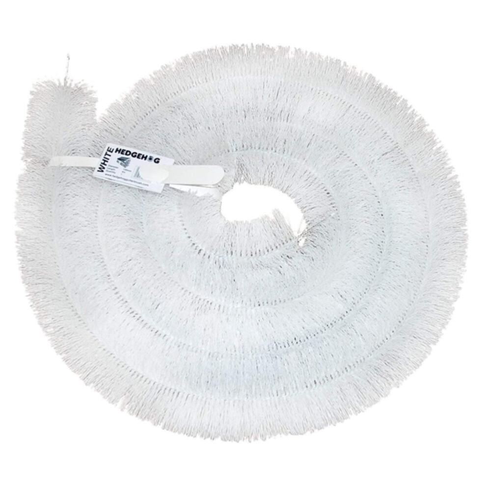 Photos - Sewer Pipe Hedgehog Original Gutter Leaf Guard Filter brush 4 mtr length White