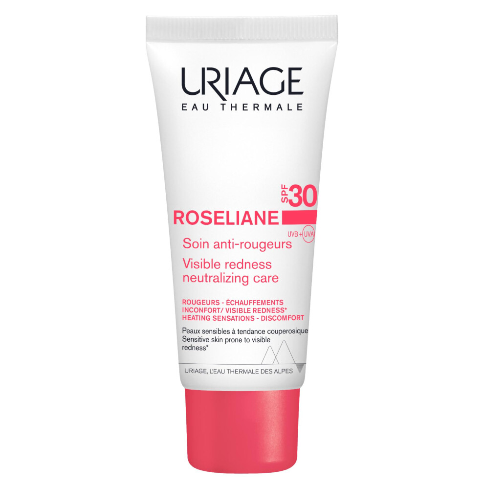 Uriage Cream Rosã©Liane Anti-Redness Spf30 Face 40Ml - Soothes, Hydrates, Reduces Redness Of Sensitive Skin Prone To Redness - With Shea Butter