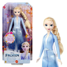 Mattel Disney Frozen Elsa, Singende Modepuppe, Singt "Wo noch niemand war" aus Disney Film Frozen I