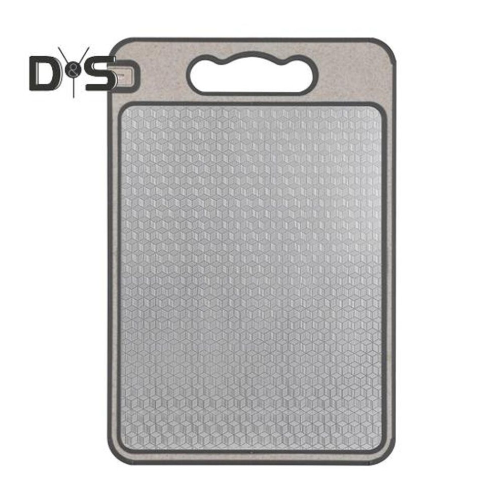 Double Sided Cutting Board with Juice Groove Non-slip Silicone Wrap Whetstone Scratch-resistant Stainless Steel Chopping Board Kitchen Gift