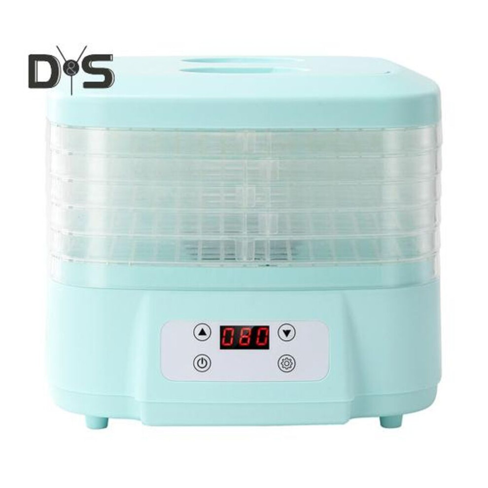 360-degree Airflow Food Dehydrator Machine With 6 Trays 24-hour Timer Quiet Operation Temperature Control Fruits Meat Vegetables Dryer Machine
