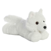 World White Wolf Plush
