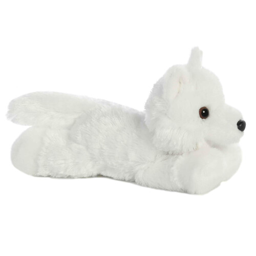 Aurora World World White Wolf Plush 2