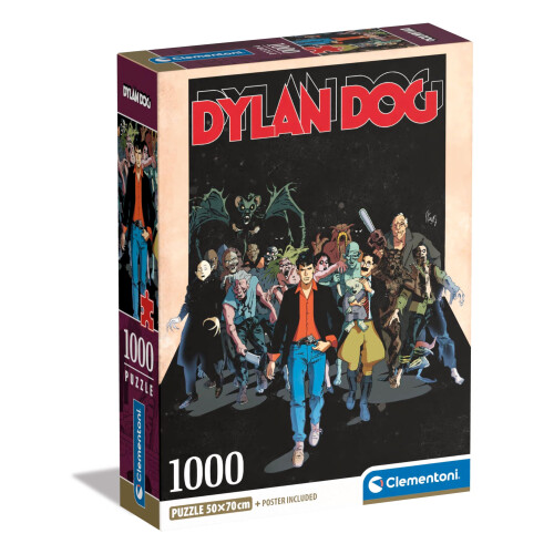 Clementoni Puslespil 1000 Kompakt Dylan Hund