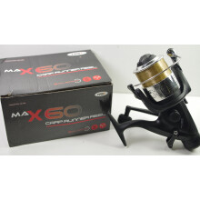 FRL-MAX60-LINE Max60 2bb 'carp Runner' Fishing Reel With 10lb Line - Black, Standard