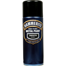 Metal Paint Smooth Black 400ml Aerosol (313224)