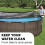Bestway | Round Pool Cover for Above Ground Pools, 3.66m 3