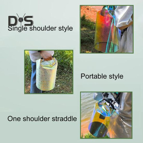 Waterproof Dry Bag 10L Large Capacity Foldable Design Roll Top Sea Floating Backpack with Adjustable Shoulder Strap 1