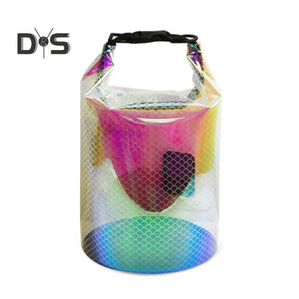 Waterproof Dry Bag 10L Large Capacity Foldable Design Roll Top Sea Floating Backpack with Adjustable Shoulder Strap