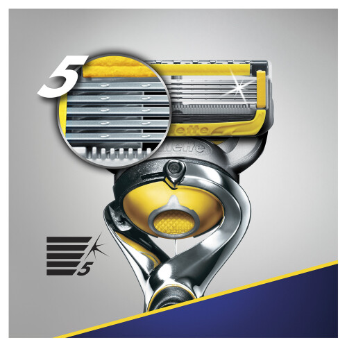 Gillette Fusion 5 ProShield Men's Razor with Precision and Lubricating Trimmer, Razor 1