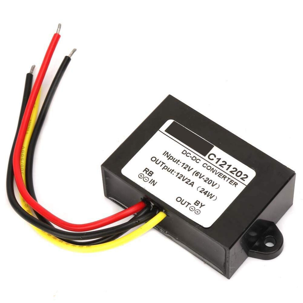 Photos - Other Electrical Equipment 6V-20V to 12V Step Up Down Converter Boost Voltage Regulator Module for Car Screen, Monitor Camera, Fan, Water Pump, Motor,