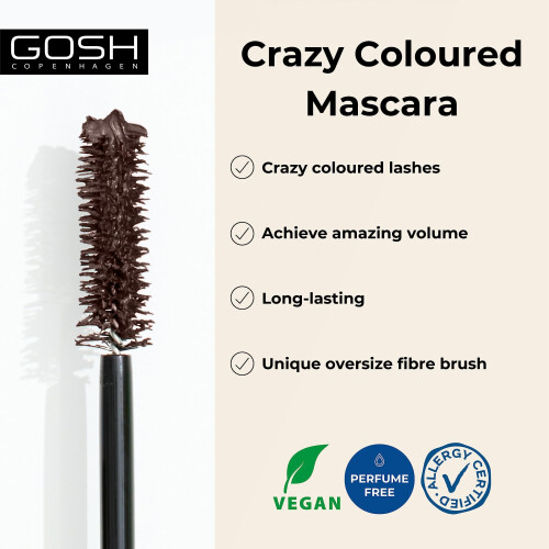 Bombastic Crazy Mascara 005 Chocolate Brown Gosh 1