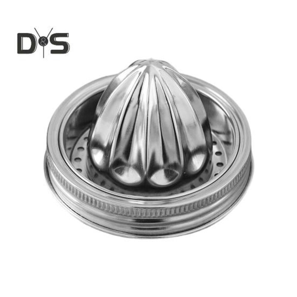 (as the picture, A) Lemon Orange Juicer Manual Squeezer Handheld Press Juicer Lid For Wide Mouth Mason Jar Citrus Reamer