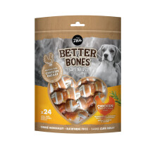 (3) Zeus BetterBones ChickWrapBones24Pk