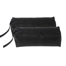 2 Pack Tools Organizer Pocket Canvas Small Tool Bag Multi-Purpose Heavy Duty Tool Pouch Tote Bags with Hanging Loop for Wrenches, Screwdrivers, etc (S