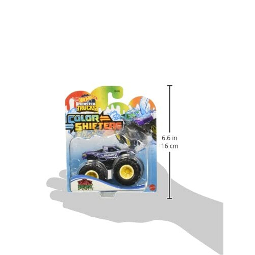 Hot Wheels Mattel Monster Trucks Color Changing Car Assorted Models, Multicolor (HGX06) 2