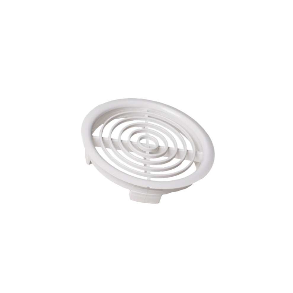Bh02082 (10 Pcs) Push-In Louvered Soffit Air Vent Grilles, White 70 Mm (2.3/4 Inch) Diameter - Pack Of 10 Pieces 5013249363473