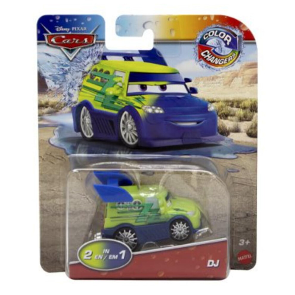 Hot Wheels Disney Pixar Cars Color Changers Dj Vehicle
