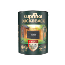 Cuprinol Ducksback Shed & Fence Paint - Silver Copse - 5L