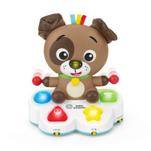 BABY EINSTEIN DEAN der Hund - Multisensorisches Spielzeug zur frühkindlichen Entwicklung, Lernen, Musik, Babygeschenk, mehrsprachig 6M+