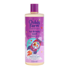 Kids Hair & Body Wash, Blackberry & Apple | Tear-free, Gently Cleanses | Suitable for Dry, Sensitive Skin, 500ml
