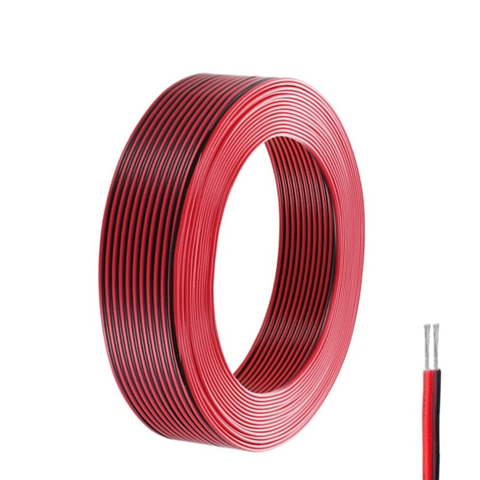 20 Meter Electrical Wire 22Awg Extension Electric Cable 2 Core Flexible Extension Cable Low Voltage 22 Gauge Pvc Stranded Tinned Copper Wire For 721805878983