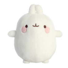 Aurora, 14216, Molang, 10In, Soft Toy, White - Plush Soft Toy