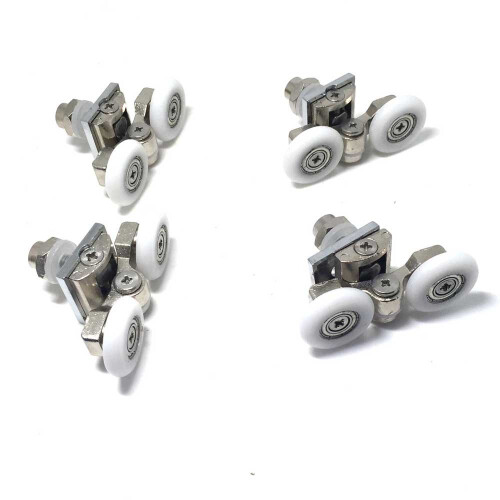 Shower Double Door Wheels 23mm Shower Door Rollers 4pcs 1