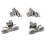 Shower Double Door Wheels 23mm Shower Door Rollers 4pcs 1