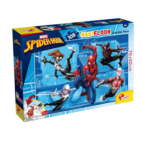 Spiderman 108 gulvpuslespil
