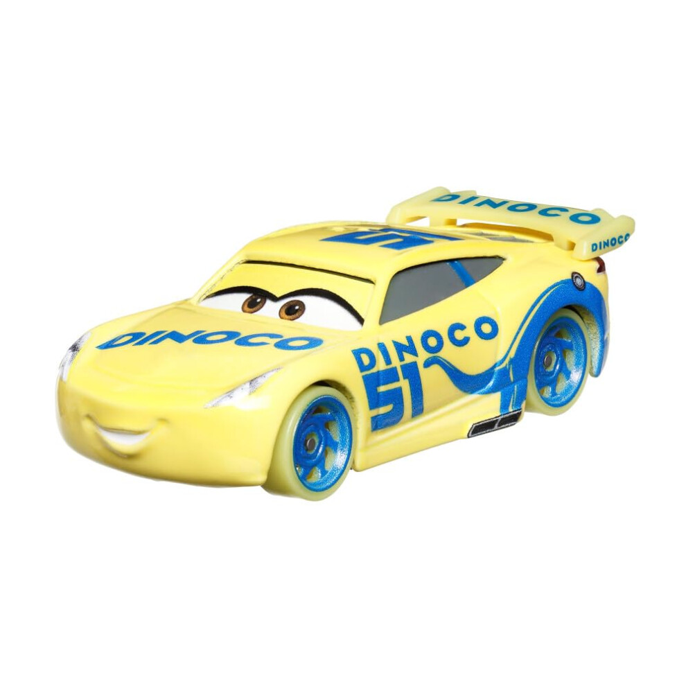 Disney Pixar Cars Glow Racers 1:55 Die Cast - Dinoco Cruz Ramirez