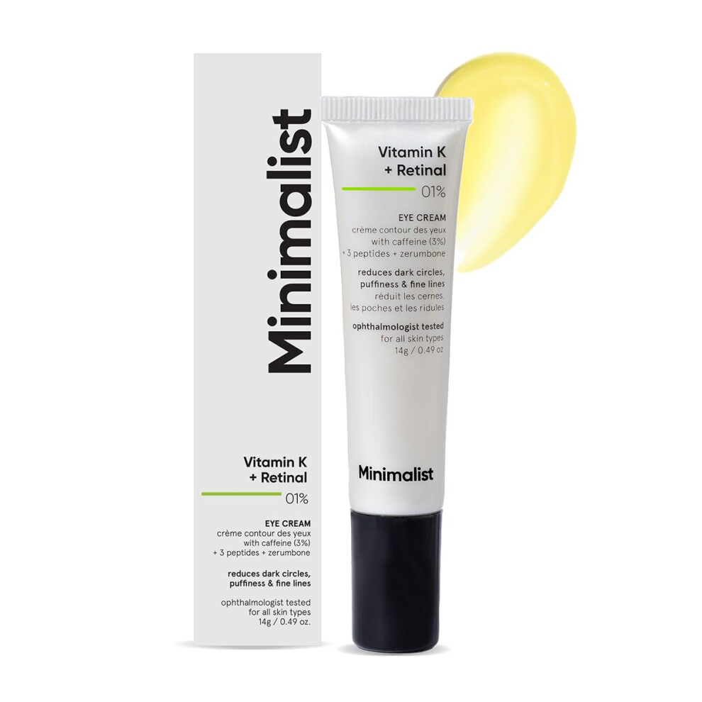 Minimalist Vitamin K + Retinal 01% Eye Cream - Image 3