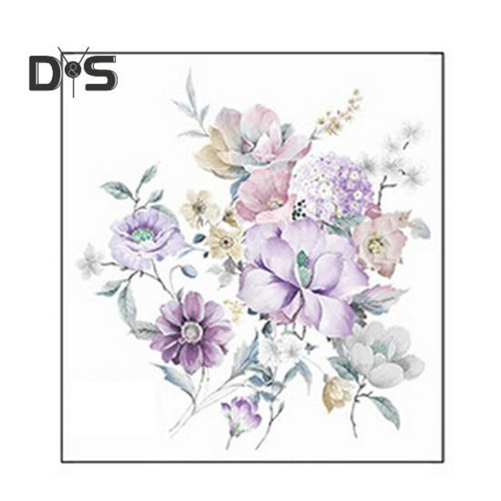 Colorful Flower Toilet Sticker Removable Self-adhesive Waterproof Pvc Living Room Wall Art Bathroom Toilet Lid Decoration Decal