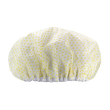 Morning After Shower Cap - cotton-lined elastic grip, protects your blow-dry from water, Generous size holds all types of hair